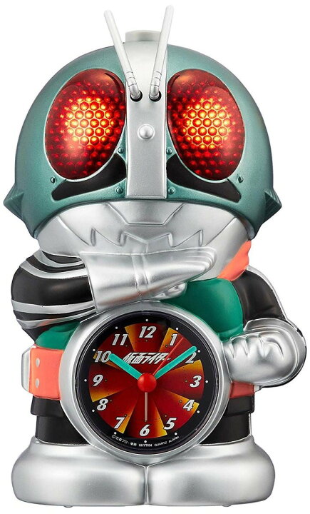 楽天市場 送料無料 仮面ライダーおしゃべり目ざまし時計 4se502rh05 置き時計 目覚まし時計 アラーム キャラクター 仮面ライダー 送料無料 北海道 九州 沖縄 離島は別途送料 1080円 2160円 ショッカー 石ノ森章太郎 ビルド エグゼイド リライアブル