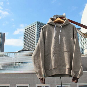 BARBARIAN "NEW JAPAN SIZE SPEC"@VFE-18 12oz STRING HOODIE LONG SLEEVE RUGBY JERSEY K[Vc t[fB[ p[J[ Y  wr[EGCg H ~ WINTER Ji_@MOSS/TAUPE@S-XL@K㗝Xi 