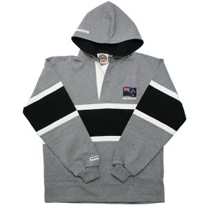 【送料無料】 BARBARIAN WOR-031 12oz HOODIE LONG SLEEVE JERSEY "WORLD RUGBY" "CANADA SPEC" ラガーシャツ フ?ディー パーカー メンズ 長袖 ヘビーウエイト カナダ製 NEW ZEALAND S-XL