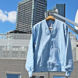 BARBARIAN "NEW JAPAN SIZE SPEC" WSE-19 12oz POCKET CARDIGAN LONG SLEEVE RUGBY JERSEY ラガーシャツ Vネック ポケット カーディガン メンズ 長袖 ヘビーウエイト オールシーズン対応 ソリッド 無地 カナダ製 POWDE