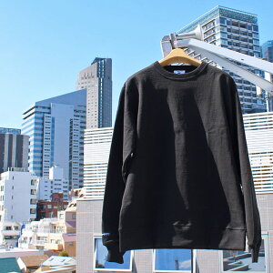 BARBARIAN "NEW JAPAN SIZE SPEC"@WSE-22 8oz WAISTBAND CREW LONG SLEEVE RUGBY JERSEY N[lbN K[Vc EGXgu Y  CgEGCg I[V[YΉ Ji_ n@BLACK@S-XL@K