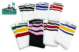 SKATER SOCKS スケーターソックス 19inch TUBE SOCKS チューブソックス 全長約48cm LINED ライン オールシーズン対応 アメリカ製 7COLORS