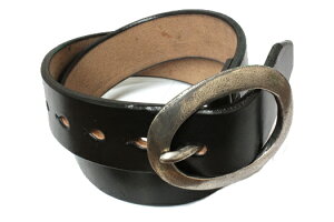 ���b�h�E�b�h REDWOOD ORIGINALFATIGUE SADDLE LEATHER OVAL BELT(COLOR : BLACK) �y05P06Aug16�z