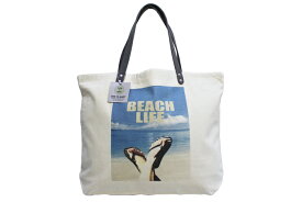 tote+able ONE PLANET TOTE ライトオンス コットン キャンバス トート バッグ 12oz マチ有り メンズ レディース tote and able BEACH LIFE 縦×38cm 横×51cm MADE IN U.S.A.