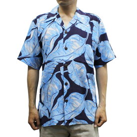 【送料無料】 Avanti 1202 MAI'A Vintage-style Silk Aloha Shirt ヴィンテージスタイル アロハシャツ シルク100% 半袖 MENS メンズ NAVY ネイビー S-L