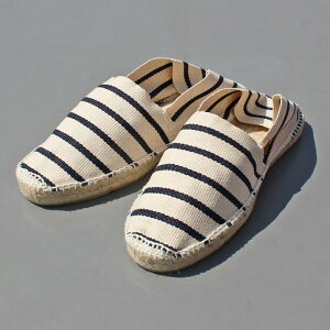 LA MAISON DE L'ESPADRILLE@401-7-5S ESPADRILLE PATIN STRIPE GXph[ XgCv@lJWA ^E[X ][gT_ ĕ tX@MENS Y LADIES fB[X jZbNX@ECRU 