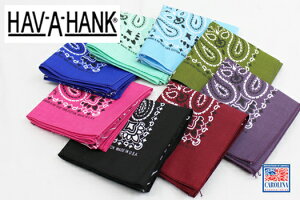 nonN HAV A HANK / MADE IN U.S.A. yCY[o_i PAISLEY BANDANNA (54cm×54cm) Color No,21`28 S28F