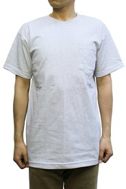 ベイサイド BAYSIDE #7100 POCKET T-SHIRT ASH GRAY 6.1オンス ポケット付き 半袖Tシャツ 無地 グレー MADE IN U.S.A.