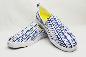Blu KicksSLIP ON SHOES(COLOR : Fishermen Stripe)�y05P03Sep16�z