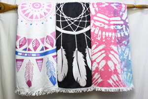 `F[ANV(Chain Reaction)RoundBeachTowel CircleBlanket"Feather, DreamCatcher, Tiedye" Ehr[`^I T[NuPbg Eh^I (3 PATTERN)y05P03Sep16z