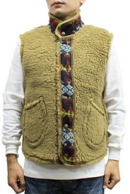 Oregonian Outfitters #OOV-501 Boa Vest ボアベスト MENS メンズ 冬物 アメリカ製 Brown/Native Black ブラウン/ネイティブブラック Sサイズ