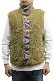Oregonian Outfitters #OOV-501 Boa Vest ボアベスト MENS メンズ 冬物 アメリカ製 Brown/Native Blue ブラウン/ネイティブブルー Sサイズ