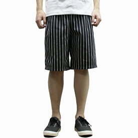 RED KAP #PS54SP CHEF DESIGNS SPUN POLYESTER BAGGY CHEF SHORT バギー シェフ ショーツ MENS メンズ BLACK CHALK STRIPE ブラック チョークストライプ XS-XL