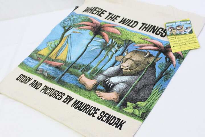 楽天市場 アウト オブ プリント Out Of Print トートバッグ Tote Bag Where The Wild Things Are かいじゅうたちのいるところ Maurice Sendak モーリス センダック 1963年出版メール便発送対応 05p03sep16 Redwood