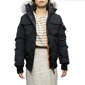 【送料無料】 OUTDOOR SURVIVAL CANADA "OSC" 【NINI】 OS1051 アウトドア サバイバル カナダ DOWN JACKET ショートレングス ボンバージャケット ハイスペックダウン 650FP コヨーテファー MADE IN CANADA カナダ製 OSC CROSS WINTER 冬物 LADIESレディース ORCA BLACK XXS-S