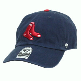 【ネコポス便対応】 47Brand MLB00179 Red sox ’47 CLEAN UP レッドソックス '47クリーンナップ MENS メンズ LADIES レディース オールシーズン対応 MLB 帽子 Primary Logo Navy ネイビー