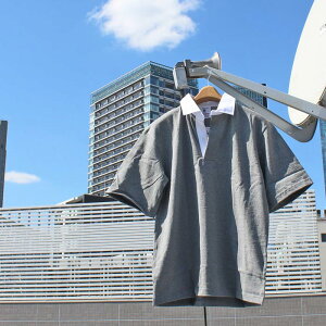 BARBARIAN "NEW JAPAN SIZE SPEC"@24SS-10 8oz REGULER SHORT SLEEVE RUGBY JERSEY K[Vc ݕt Y  CgEGCg Ji_@OXFORD@S-XL@K㗝Xi@I