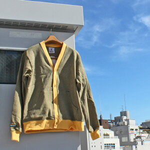 BARBARIAN "NEW JAPAN SIZE SPEC"@WFE-19 12oz POCKET CARDIGAN LONG SLEEVE RUGBY JERSEY K[Vc VlbN |Pbg J[fBK BORDER {[_[ Y  wr[EGCg H~ WINTER Ji_@BOTTLE/TAUPE/MOS