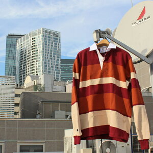 BARBARIAN "NEW JAPAN SIZE SPEC"@WFS-02 12oz REGULER LONG SLEEVE RUGBY JERSEY K[Vc ݕt Y  wr[EGCg SOLID \bh {[_[ H ~ WINTER Ji_@MAROON/RUST/V GOLD@S-XL@K㗝
