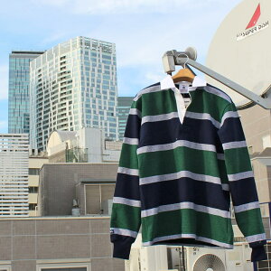 BARBARIAN "NEW JAPAN SIZE SPEC"@WFS-03 12oz REGULER LONG SLEEVE RUGBY JERSEY K[Vc ݕt Y  wr[EGCg SOLID \bh {[_[ H ~ WINTER Ji_@NAVY/WHITE/PINE@S-XL@K㗝X