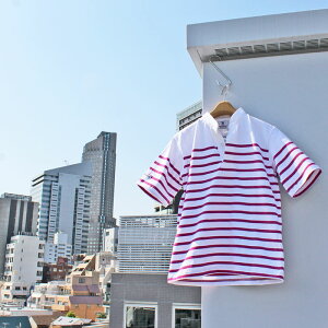 BARBARIAN "NEW JAPAN SIZE SPEC"@WSE-13 8oz HENLEY SHORT SLEEVE RUGBY JERSEY w[lbN K[Vc Y  CgEGCg Ji_@WHITE/RASPBERRY@S-XL@K㗝Xi@I