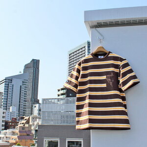 BARBARIAN "NEW JAPAN SIZE SPEC"@WSE-17 8oz POCKET CREW SHORT SLEEVE RUGBY JERSEY |Pbg N[lbN K[Vc Y  CgEGCg Ji_@MOSS/VEGASGOLD/GOLD@S-XL@K㗝Xi@I
