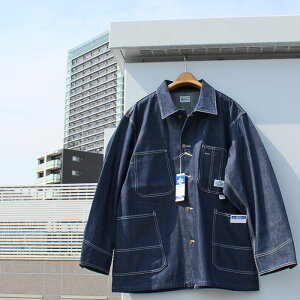 UNION HERCULES MAD by JOHNBULL �W�����u���@HE251L01�EHE261L11 CHORE JACKET �`���A �W���P�b�g�@10oz RIGID DENIM COVERALL ���W�b�h �f�j�� �J�o�[�I�[�� JEANS �W�[���Y�@MENS �����Y LADIES ���f�B�[�X ���j�Z�b�N�X