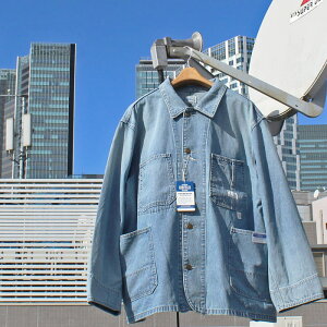 UNION HERCULES MAD by JOHNBULL �W�����u���@HE251L01�EHE261L11 CHORE JACKET �`���A �W���P�b�g�@10oz WASH DENIM COVERALL �E�H�b�V�� �f�j�� �J�o�[�I�[�� JEANS �W�[���Y�@MENS �����Y LADIES ���f�B�[�X ���j�Z�b�N