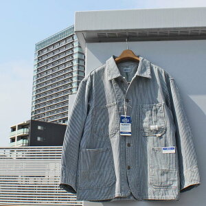 UNION HERCULES MAD by JOHNBULL �W�����u���@HE251L01 CHORE JACKET �`���A �W���P�b�g�@10oz HICKORY DENIM COVERALL �q�b�R���[ �f�j�� �J�o�[�I�[�� JEANS �W�[���Y �I�[���V�[�Y���@MENS �����Y LADIES ���f�B�[�X ��