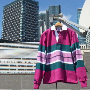 BARBARIAN "NEW JAPAN SIZE SPEC"@XFE-05 12oz REGULER LONG SLEEVE RUGBY JERSEY K[Vc ݕt Y  wr[EGCg SOLID \bh {[_[ H ~ WINTER Ji_@RASPBERRY/TEAL/WHITE/LAVENDER@S-XL@
