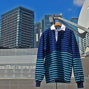 BARBARIAN "NEW JAPAN SIZE SPEC"@XFE-07 12oz REGULER LONG SLEEVE RUGBY JERSEY K[Vc ݕt Y  wr[EGCg SOLID \bh {[_[ H ~ WINTER Ji_@ROYAL/NAVY/SKY@S-XL@K㗝X