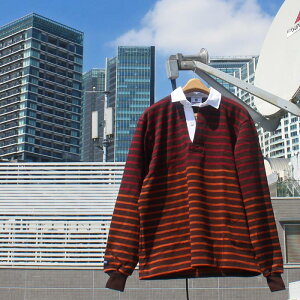 BARBARIAN "NEW JAPAN SIZE SPEC"@XFE-08 12oz REGULER LONG SLEEVE RUGBY JERSEY K[Vc ݕt Y  wr[EGCg SOLID \bh {[_[ H ~ WINTER Ji_@MAROON/BROWN/RUST@S-XL@K㗝