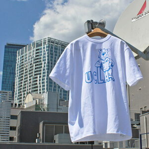 Champion�@Made In U.S.A.�@C5-D301 UCLA�@Official College License PRINT �I�t�B�V���� �J���b�W ���C�Z���X �v�����g�@T1011 SHORT SLEEVE TEE ���� T�V���c �A�����J���@VINTAGE ���B���e�[�W MENS LADIES �����Y ���f�B