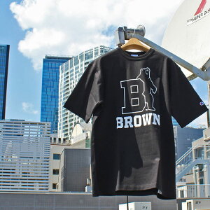Champion�@Made In U.S.A.�@C5-D305 BROWN UNIVERSITY�@Official College License PRINT �I�t�B�V���� �J���b�W ���C�Z���X �v�����g�@T1011 SHORT SLEEVE TEE ���� T�V���c �A�����J���@VINTAGE ���B���e�[�W MENS LADIES �����Y