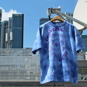Champion�@Made In U.S.A.�@C5-D308 Grateful Dead Officially licensed product �O���C�g�t�� �f�b�h �I�t�B�V���� ���C�Z���X Tie-dye �������߁@T1011 SHORT SLEEVE TEE ���� T�V���c�@VINTAGE ���B���e�[�W MENS LADIES �����Y