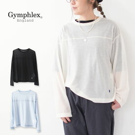 Gymphlex [ジムフレックス] SHEER FOOTBALL L/S T-SHIRT [GY-C0322HIT] シアー フットボール長袖Tシャツ・シアーTシャツ・シアーシャツ・フットボールTシャツ・長袖Tシャツ・LADY'S [2024SS]