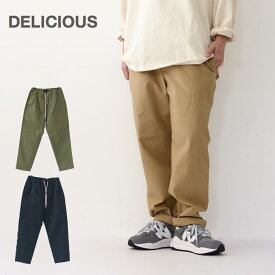 DELICIOUS [デリシャス] Chino Easy Pants [DP57691] チノ イージーパンツ・チノパン・ワークパンツ・きれい目・リラックスパンツ・イージーパンツ・ワイドパンツ・MEN'S [2023AW]