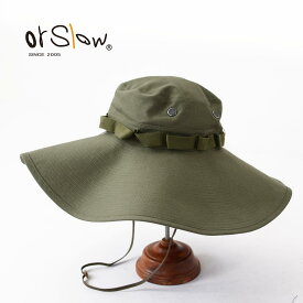 orslow[オアスロウ] US ARMY WIDE BRIM JUNGLE HAT RIPSTOP [03--023W-76] USアーミーワイドブリムジャングルハット・ミリタリーハット・コットンハット・LADY'S [2024SS]