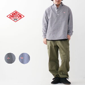 DANTON [�_���g��] M OXFORD ROUND COLLAR PULLOVER SHIRT PATTERN [DT-B0282OXP] �I�N�X�t�H�[�h���E���h�J���[�v���I�[�o�[�V���c�E�����V���c�E�R�b�g���V���c�E�`�F�b�N�V���c�E�M���K���`�F�b�N�E�ۋ݁EM
