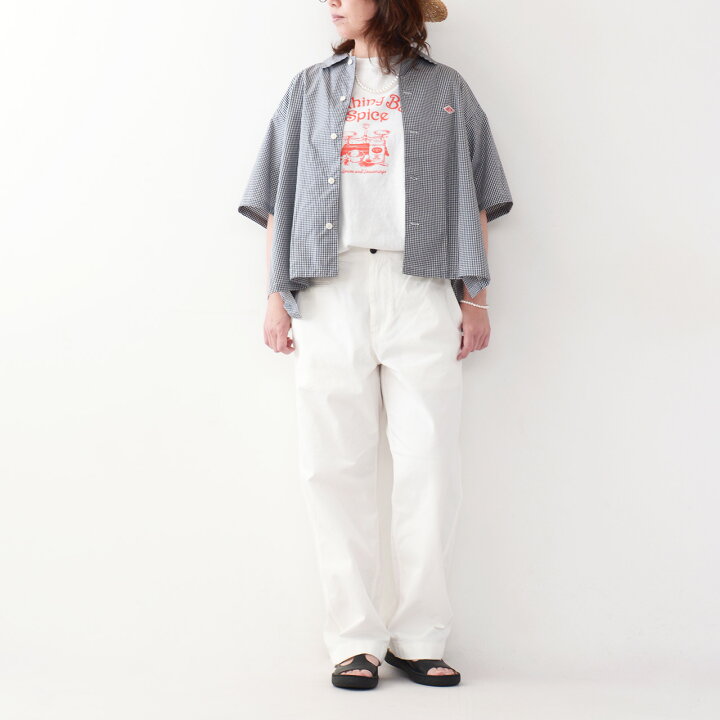 楽天市場】DANTON [ダントン] W HALF SLEEVE SHIRT GINGHM [DT 
