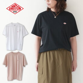 DANTON [ダントン] W's T/C INNER T-SHIRT SOLID [DT-C0195CVT] テトロンコットン 半袖 インナーTシャツ・コットンTシャツ・無地・インナーライク・シンプルTシャツ・LADY'S [2024SS]