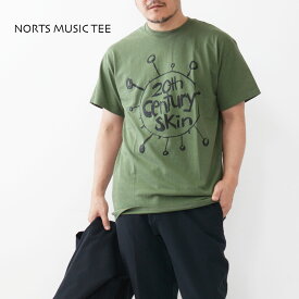 NORTS MUSIC TEE [ノーツ ミュージック ティー] PRINT TEE MUSIC -20th Century Skin- (As Worn By Thom Yorke, Radiohead) [20th century] プリント ミュージック Tシャツ 20th センチュリー スキン・半袖・バンドT・MEN'S/LADY'S [2024SS]