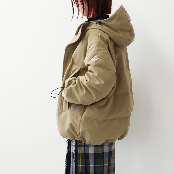 楽天市場】DANTON [ダントン] W BIG SILHOUETTE HOODED DOWN JACKET 
