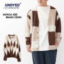 【SALE 70%OFF】UNDYED [アンダイド] ALPACA JQD BRASH CDGN [USN24FKCD094] アルパカJQDブラッシュカーディガン・ニットカーディガン・アルパカ・カーディガン・ニット・防寒・冬着・長袖・MEN'S / LADY'S [2024AW]