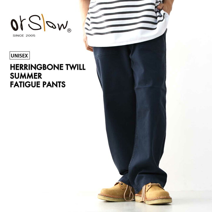 楽天市場】orslow[オアスロウ] HERRINGBONE TWILL SUMMER FATIGUE 