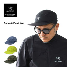 【PRE SALE 20%OFF】ARC'TERYX [アークテリクス正規代理店] Aerios 5 Panel Cap [X000009489] エアリオス 5パネル キャップ・帽子・ランニング・ハイキング・トレッキング・軽量・MEN'S/LADY'S [2025SS]