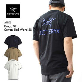 ARC'TERYX [アークテリクス正規代理店] Kragg SL Cotton Bird Word SS Men's [X000009535] クラッグ SL コットン バード ワード ショートスリーブ メンズ・半袖・ハイキング・トレッキング・タウンユース・MEN'S [2025SS]