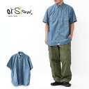 【SALE 20%OFF】orslow [オアスロウ] SHORT SLEEVE CHAMBRAY WORK SHIRT [01-V8170-84] ショートスリーブシャンブレーワークシャツ・ワークシャツ・シャンブレーシャツ・半袖シャツ・MEN'S [2025SS]