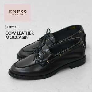 ENESS [GlX] COW LEATHER MOCCASIN [ST-1119] JEU[JVEvEfB[XCE[t@[EJVV[Y EC^AELADY'S [2025AW]