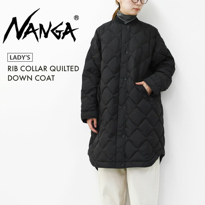 楽天市場】NANGA [ナンガ] RIB COLLAR QUILTED DOWN COAT W [ND2442 